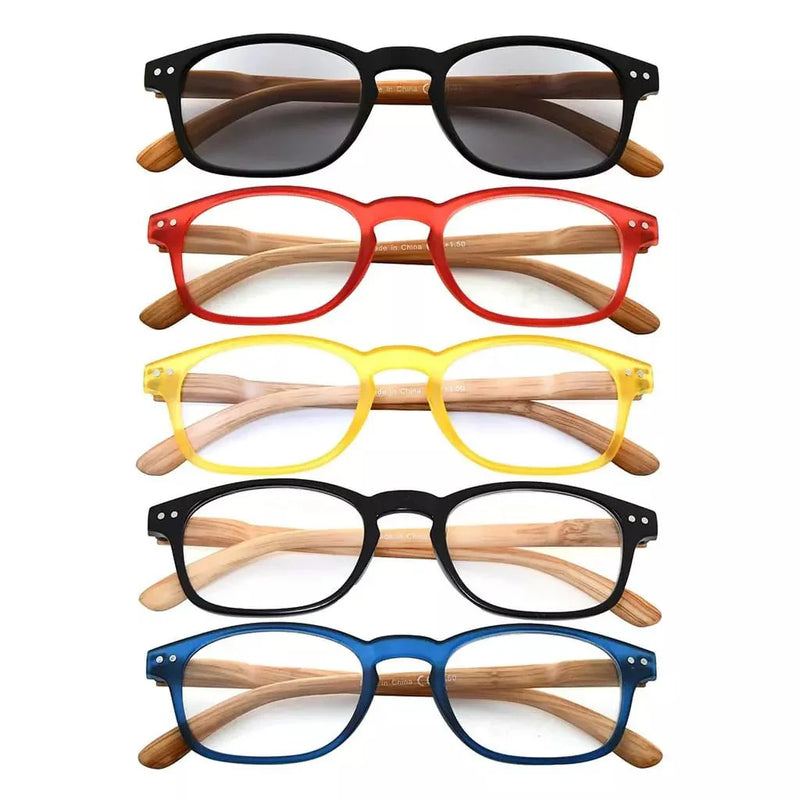 eyekeeper.com 5 Pack Bamboo Pattern Reading Glasses R034 Eyeglasses