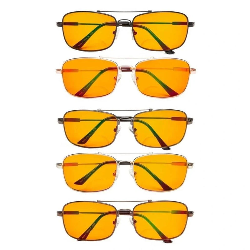 eyekeeper.com 5 Pack Blue Light Blocking Bifocal Readers DSSG1805 Eyeglasses