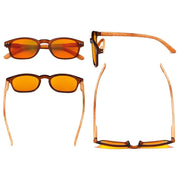 eyekeeper.com 5 Pack Blue Light Blocking Glasses Orange Tinted Lens DS034 Eyeglasses