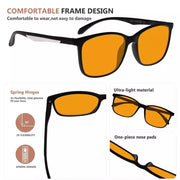 eyekeeper.com 5 Pack Blue Light Blocking Readers Orange Tinted DS9113 Eyeglasses