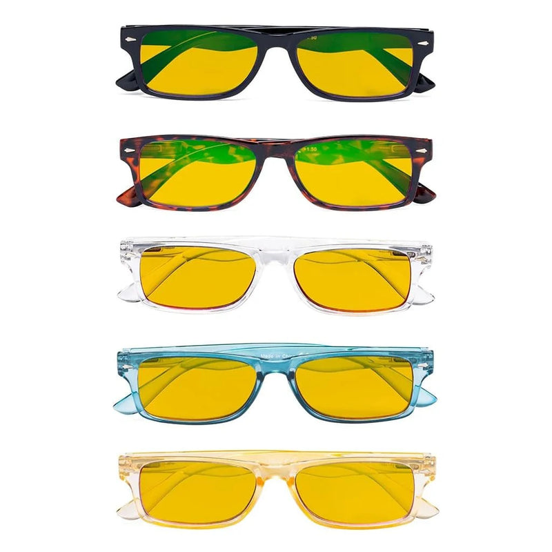 eyekeeper.com 5 Pack Blue Light Blocking Reading Glasses HP066 Eyeglasses