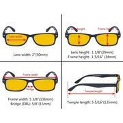 eyekeeper.com 5 Pack Blue Light Blocking Reading Glasses HP066 Eyeglasses