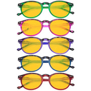 eyekeeper.com 5 Pack Blue Light Blocking Reading Glasses HP071F Eyeglasses