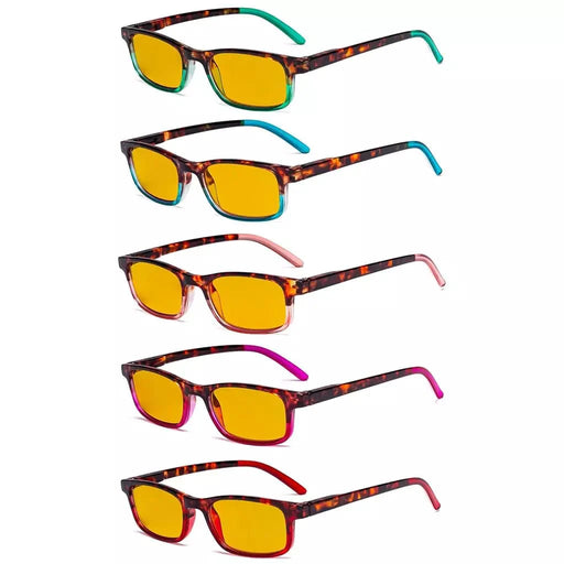 eyekeeper.com 5 Pack Blue Light Blocking Reading Glasses HP111D Eyeglasses