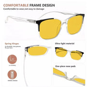 eyekeeper.com 5 Pack Blue Light Blocking Reading Glasses HP9113 Eyeglasses