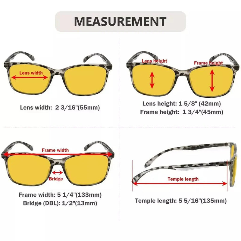 eyekeeper.com 5 Pack Blue Light Blocking Reading Glasses HP9113 Eyeglasses