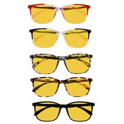 eyekeeper.com 5 Pack Blue Light Blocking Reading Glasses HP9113 Eyeglasses