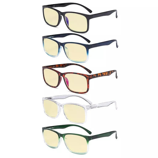 eyekeeper.com 5 Pack Blue Light Blocking Reading Glasses TM1805 Eyeglasses