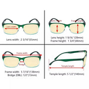 eyekeeper.com 5 Pack Blue Light Blocking Reading Glasses TM1805 Eyeglasses