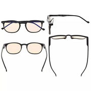 eyekeeper.com 5 Pack Blue Light Blocking Reading Glasses Vintage Oval Readers CG065 Eyeglasses
