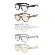 eyekeeper.com 5 Pack Blue Light Filter Eyeglasses UVRS027 Eyeglasses