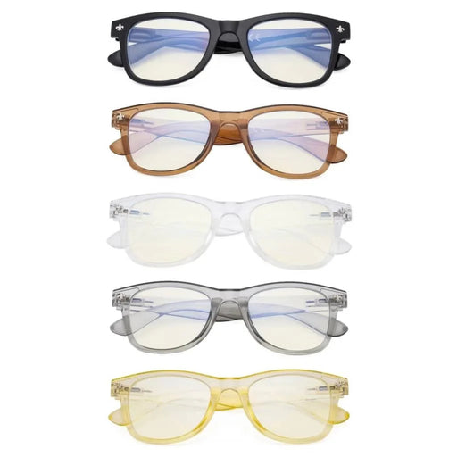 eyekeeper.com 5 Pack Blue Light Filter Eyeglasses UVRS027 Eyeglasses