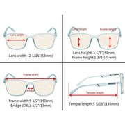 eyekeeper.com 5 Pack Blue Light Filter Reading Glasses UVR151 Eyeglasses