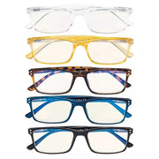 eyekeeper.com 5 Pack Blue Light Filter Reading Glasses UVR802 Eyeglasses