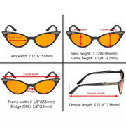 eyekeeper.com 5 Pack Cat-eye Blue Light Blocking Eyeglasses DS914 Eyeglasses