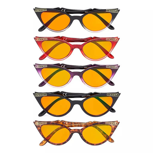 eyekeeper.com 5 Pack Cat-eye Blue Light Blocking Eyeglasses DS914 Eyeglasses