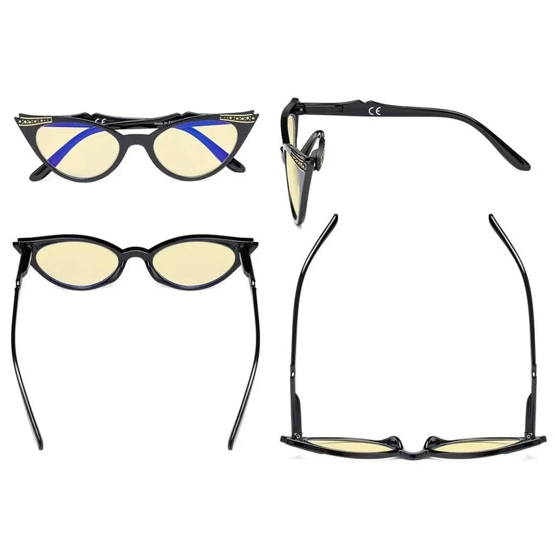 eyekeeper.com 5 Pack Cat-eye Blue Light Blocking Eyeglasses TM914 Eyeglasses