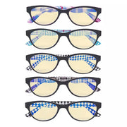 eyekeeper.com 5 Pack Cat-eye Blue Light Blocking Readers Pattern TM074 Eyeglasses