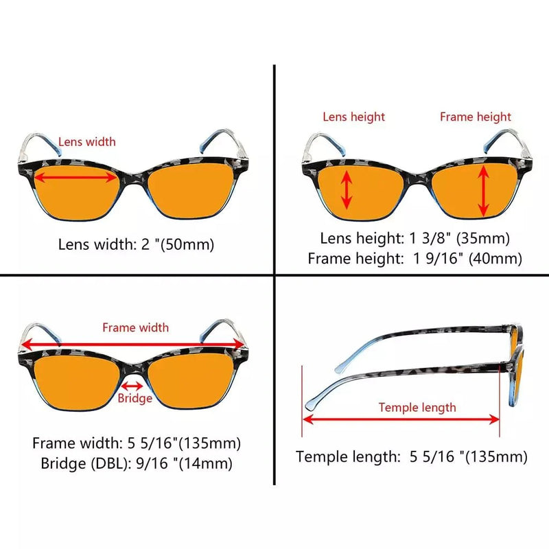 eyekeeper.com 5 Pack Cat-eye Blue Light Blocking Reading Glasses DS9111 Eyeglasses
