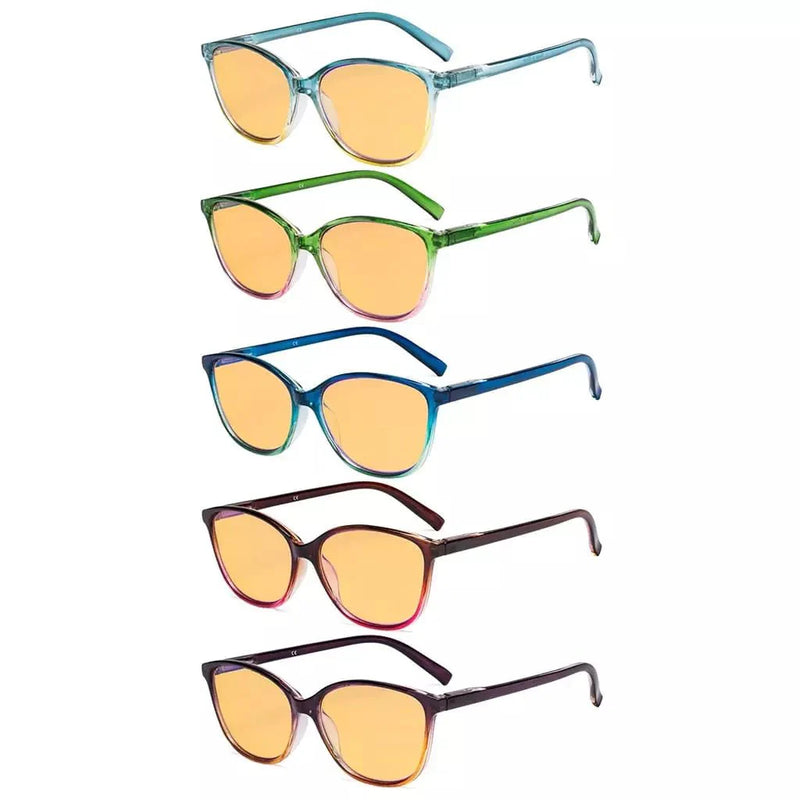 eyekeeper.com 5 Pack Cat-eye Blue Light Blocking Reading Glasses HPFH2 Eyeglasses
