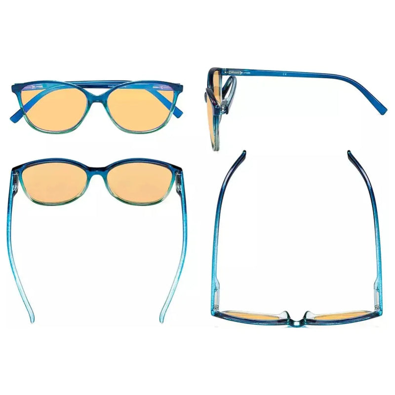 eyekeeper.com 5 Pack Cat-eye Blue Light Blocking Reading Glasses HPFH2 Eyeglasses