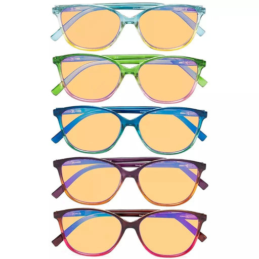 eyekeeper.com 5 Pack Cat-eye Blue Light Blocking Reading Glasses HPFH2 Eyeglasses