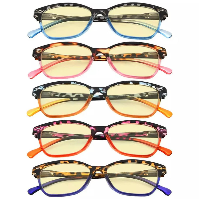 eyekeeper.com 5 Pack Cat-eye Blue Light Blocking Reading Glasses TM9111 Eyeglasses