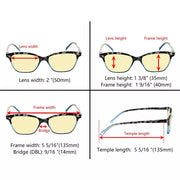 eyekeeper.com 5 Pack Cat-eye Blue Light Blocking Reading Glasses TM9111 Eyeglasses