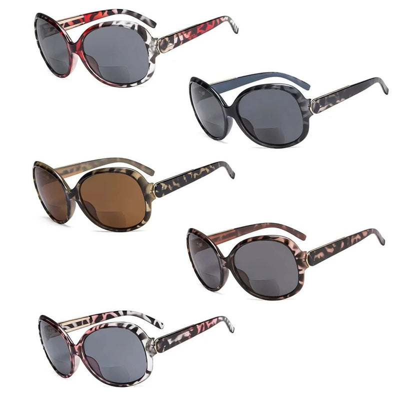 eyekeeper.com 5 Pack Cat-eye Frame Bifocal Reading Sunglasses S055 Sunglasses