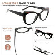 eyekeeper.com 5 Pack Cat-eye Reading Glasses Charming Readers R2118 Eyeglasses