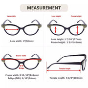 eyekeeper.com 5 Pack Cat-eye Reading Glasses Chic Readers R2123 Eyeglasses