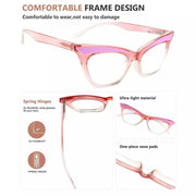 eyekeeper.com 5 Pack Cat-eye Reading Glasses Cute Readers R2132 Eyeglasses