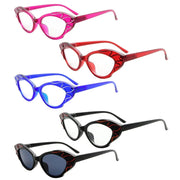 eyekeeper.com 5 Pack Cat-eye Reading Glasses Stylish Readers R2116 Eyeglasses