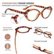 eyekeeper.com 5 Pack Cat-eye Reading Glasses Stylish Readers R2124 Eyeglasses