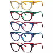 eyekeeper.com 5 Pack Cat-eye Reading Glasses Stylish Readers R2127 Eyeglasses