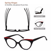 eyekeeper.com 5 Pack Cat-eye Reading Glasses Trendy Readers R2125 Eyeglasses