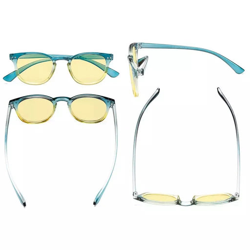 eyekeeper.com 5 Pack Chic Blue Light Blocking Reading Glasses TMCG144 Eyeglasses