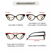 eyekeeper.com 5 Pack Chic Cat-eye Blue Light Filter Reading Glasses UV2125 Eyeglasses
