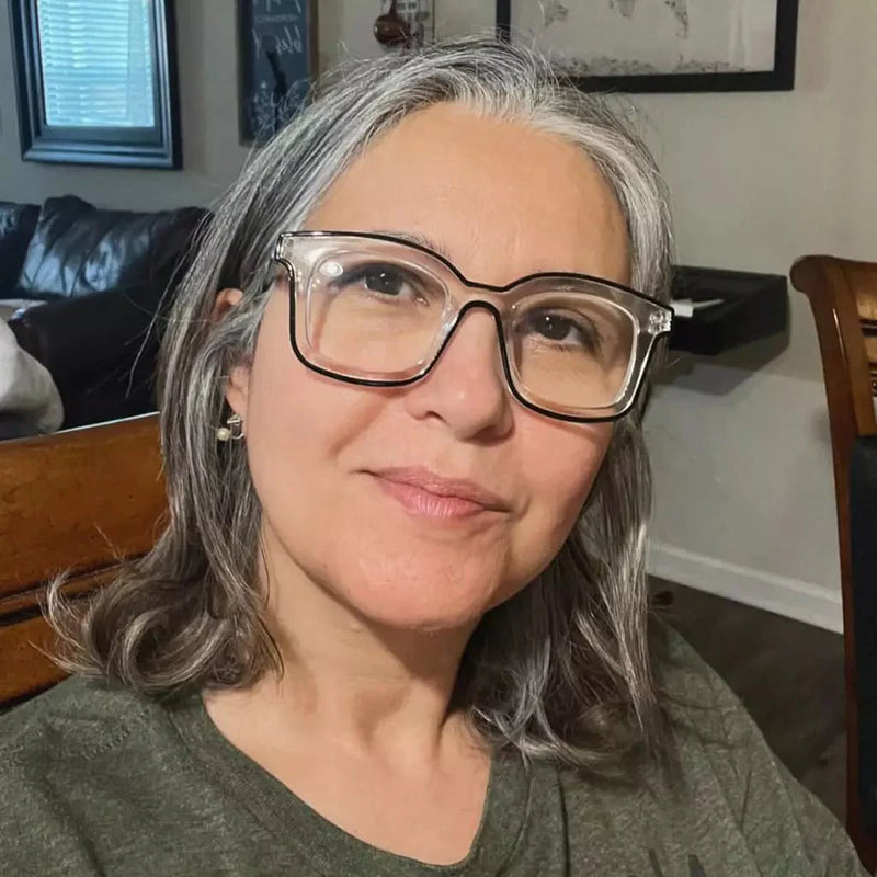 eyekeeper.com 5 Pack Chic Double Color Reading Glasses Square Readers R2105 Eyeglasses