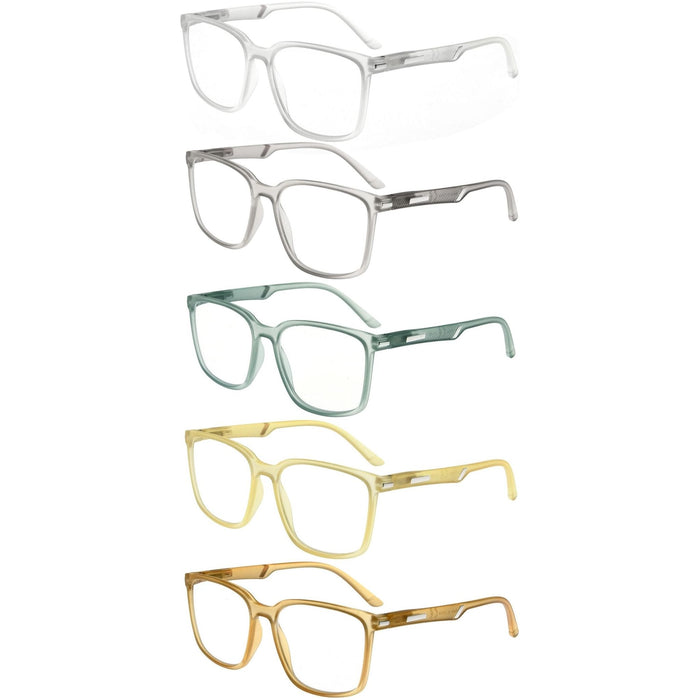 Eyekeeper - 5 Pack Chic Modern Frame Reading Glasses R151