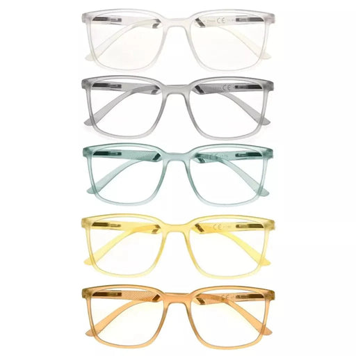 eyekeeper.com 5 Pack Chic Modern Frame Reading Glasses R151 Eyeglasses