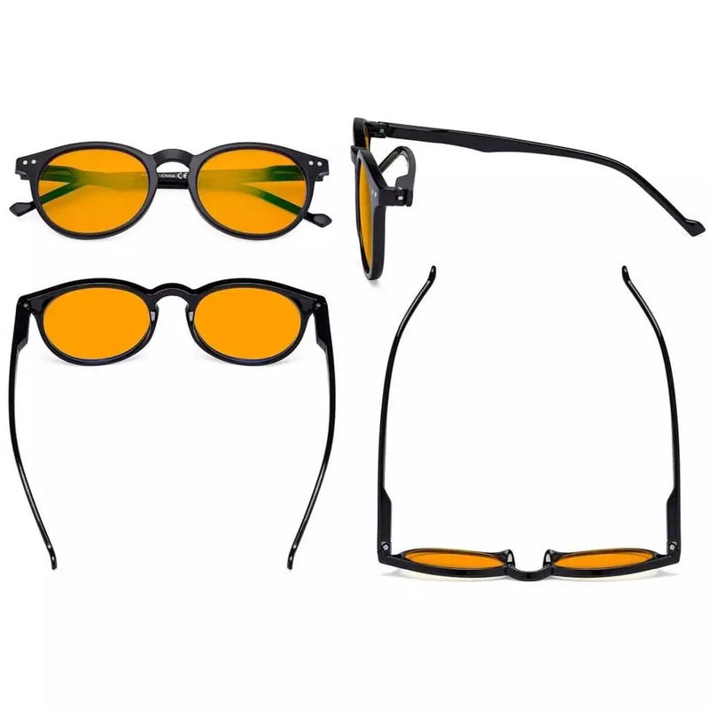 eyekeeper.com 5 Pack Chic Oval Blue Light Blocking Reading Glasses DS071 Eyeglasses