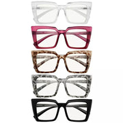 eyekeeper.com 5 Pack Chic Progressive Multifocus Reading Glasses M2141 Eyeglasses