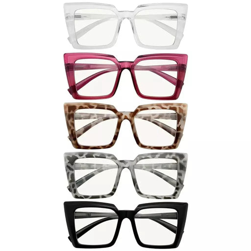 eyekeeper.com 5 Pack Chic Progressive Multifocus Reading Glasses M2141 Eyeglasses