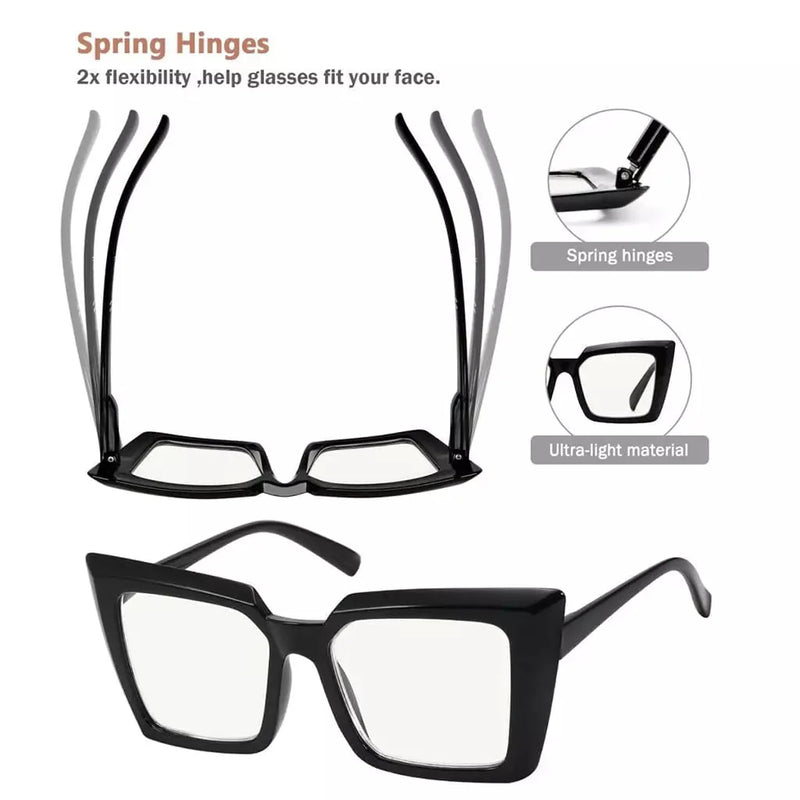 eyekeeper.com 5 Pack Chic Progressive Multifocus Reading Glasses M2141 Eyeglasses