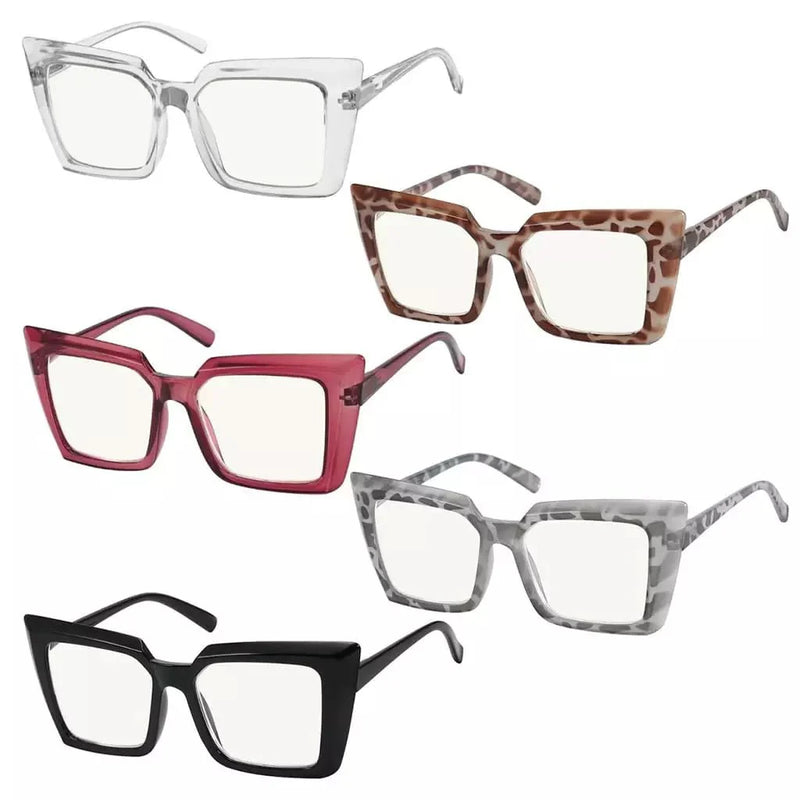 eyekeeper.com 5 Pack Chic Progressive Multifocus Reading Glasses M2141 Eyeglasses