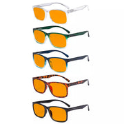 eyekeeper.com 5 Pack Classic Blue Light Blocking Reading Glasses DSRT1805 Eyeglasses