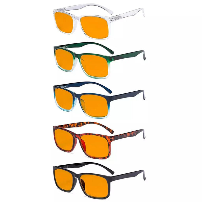 eyekeeper.com 5 Pack Classic Blue Light Blocking Reading Glasses DSRT1805 Eyeglasses