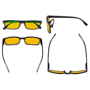 eyekeeper.com 5 Pack Classic Blue Light Blocking Reading Glasses HP097 Eyeglasses