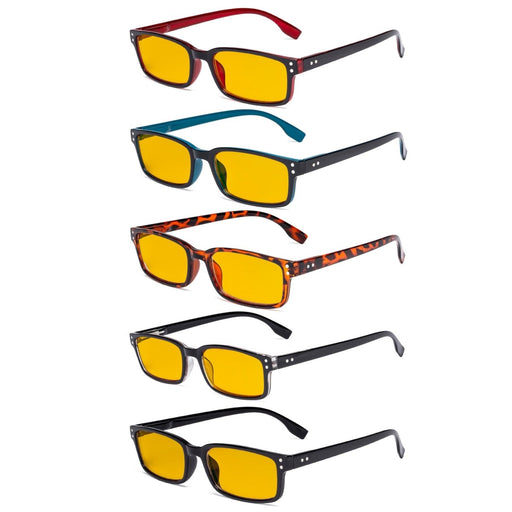 eyekeeper.com 5 Pack Classic Blue Light Blocking Reading Glasses HP097 Eyeglasses